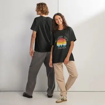 Sunset Print Long Tshirt Ellijay City Church