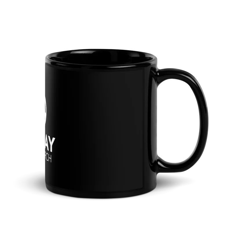 Ellijay City Church Black Glossy Mug