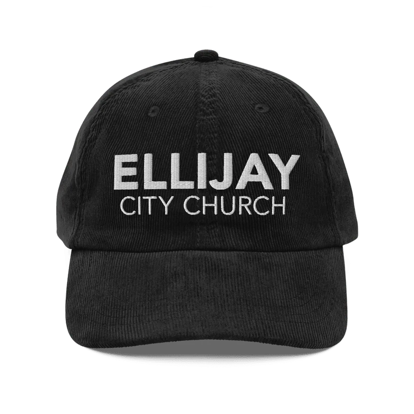 Ellijay City Church Vintage Corduroy Cap